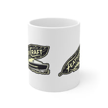 Feather Craft Boats White Ceramic Mug by Retro Boater