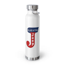 Vintage Sign Gladiator Jeep in Red and Blue 22oz Vacuum Insulated Bottle