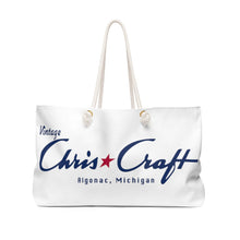 Vintage Chris Craft Algonac, Michigan Weekender Bag
