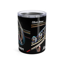 Vintage Chris Craft Silver Arrow Interior in Neon Lights by Retro Boater Tumbler 10oz