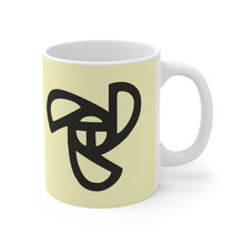 Classic Tollycraft Boat with light yellow background Mug 11oz