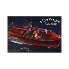 Vintage Chris Craft Runabout Postcards (7 pcs) by Retro Boater