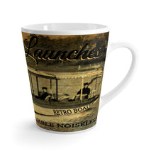 Electric Launch Co. Latte mug by Retro Boater