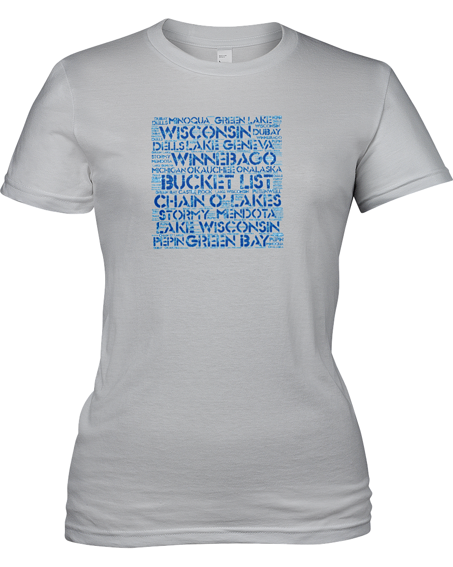 Wisconsin Lakes Bucket List Sweatshirt