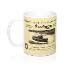 Speedway Boat and Engine Company 11oz Mug by Retro Boater