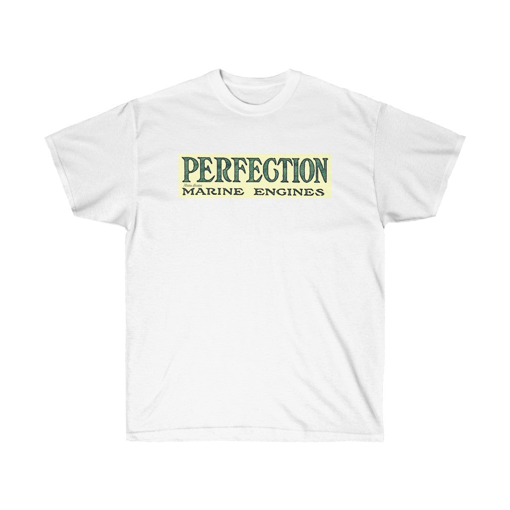 Perfection Marine Engines by Retro Boater Unisex Ultra Cotton Tee
