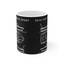 Vintage Chris Craft 17' Super Sport Mug 11oz by Retro Boater