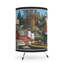 Funny Great Outdoors Scene with John Candy and Dan Akroyd Tripod Lamp with High-Res Printed Shade, US/CA plug