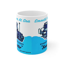 Seamaster Marine Diesel Boat Engines White Ceramic Mug by SpeedTiques