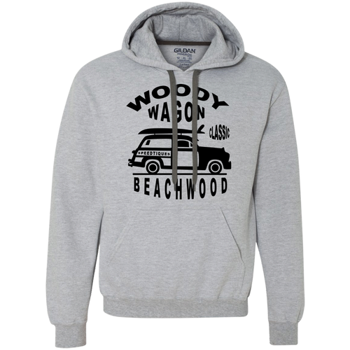 Speedtiques Woody Wagon Gildan Heavyweight Pullover Fleece Sweatshirt