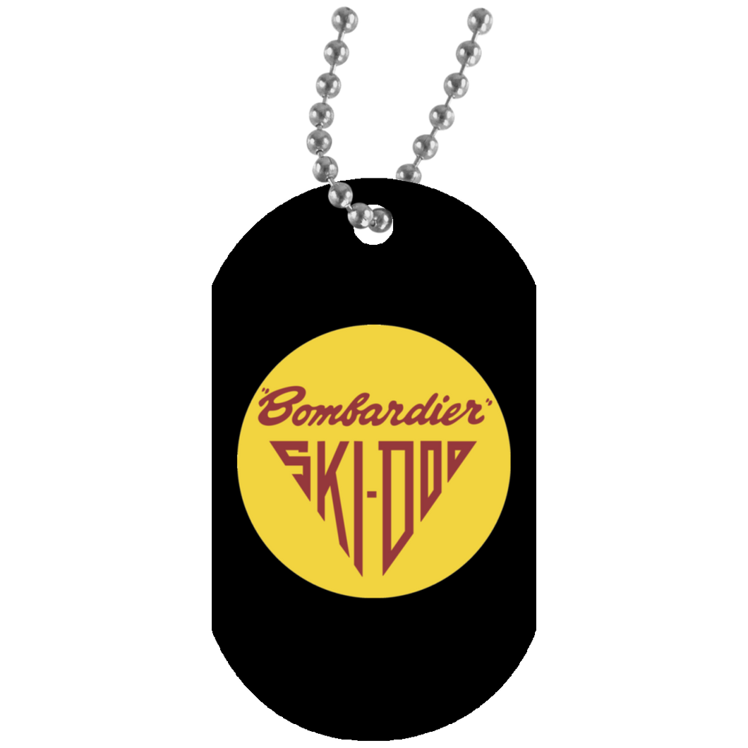 Vintage Ski-Doo Bombadier Logo Dog Tag