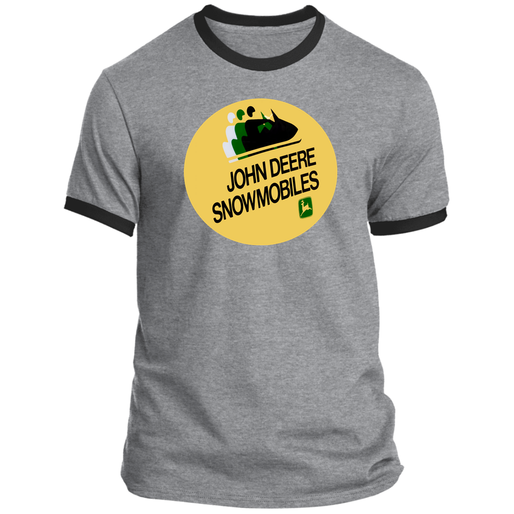 Vintage John Deere Snowmobiles PC54R Ringer Tee
