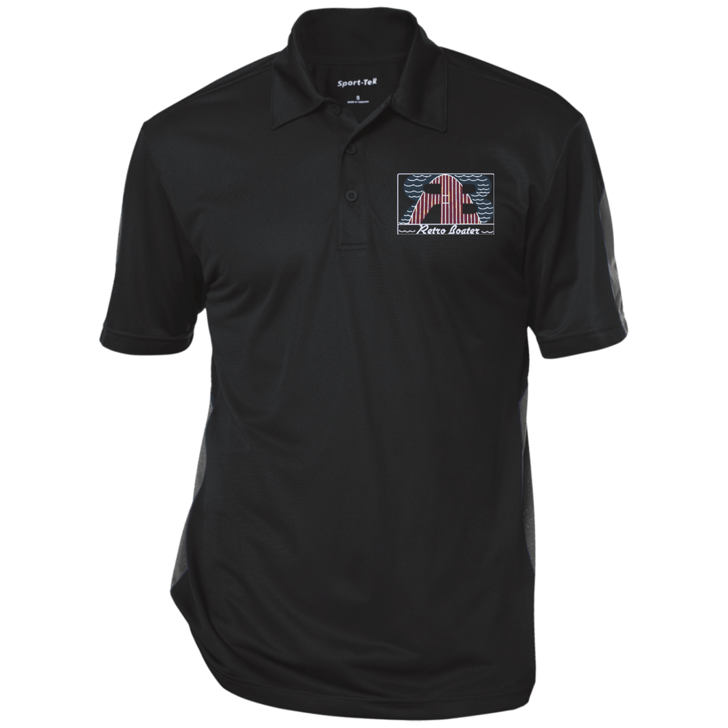 ST695 Sport-Tek Performance Textured Three-Button Polo