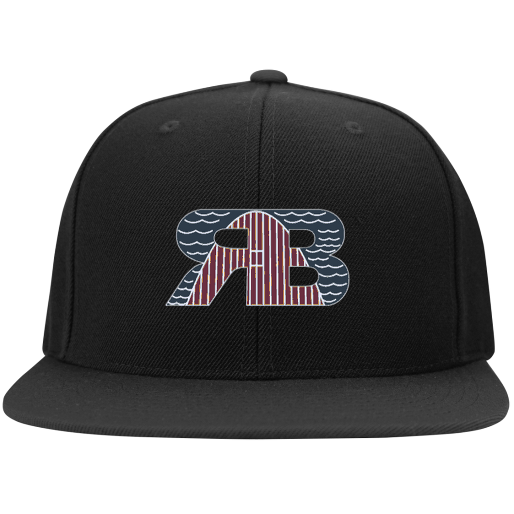 STC19 Sport-Tek Flat Bill High-Profile Snapback Hat
