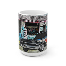 1959 Mercury Station Wagon White Ceramic Mug by SpeedTiques