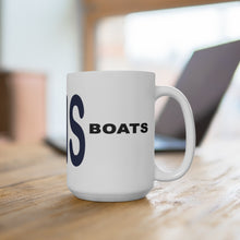 Owens Boats White Ceramic Mug by Retro Boater