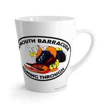 Plymouth Barracuda Coming Through Latte mug by SpeedTiques