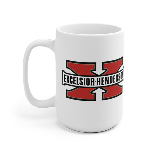 Excelsior-Henderson Motorcycles White Ceramic Mug