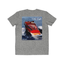 Vintage 1939 Chris Craft Barrelback Runabout Men's Lightweight Fashion Tee by Retro Boater