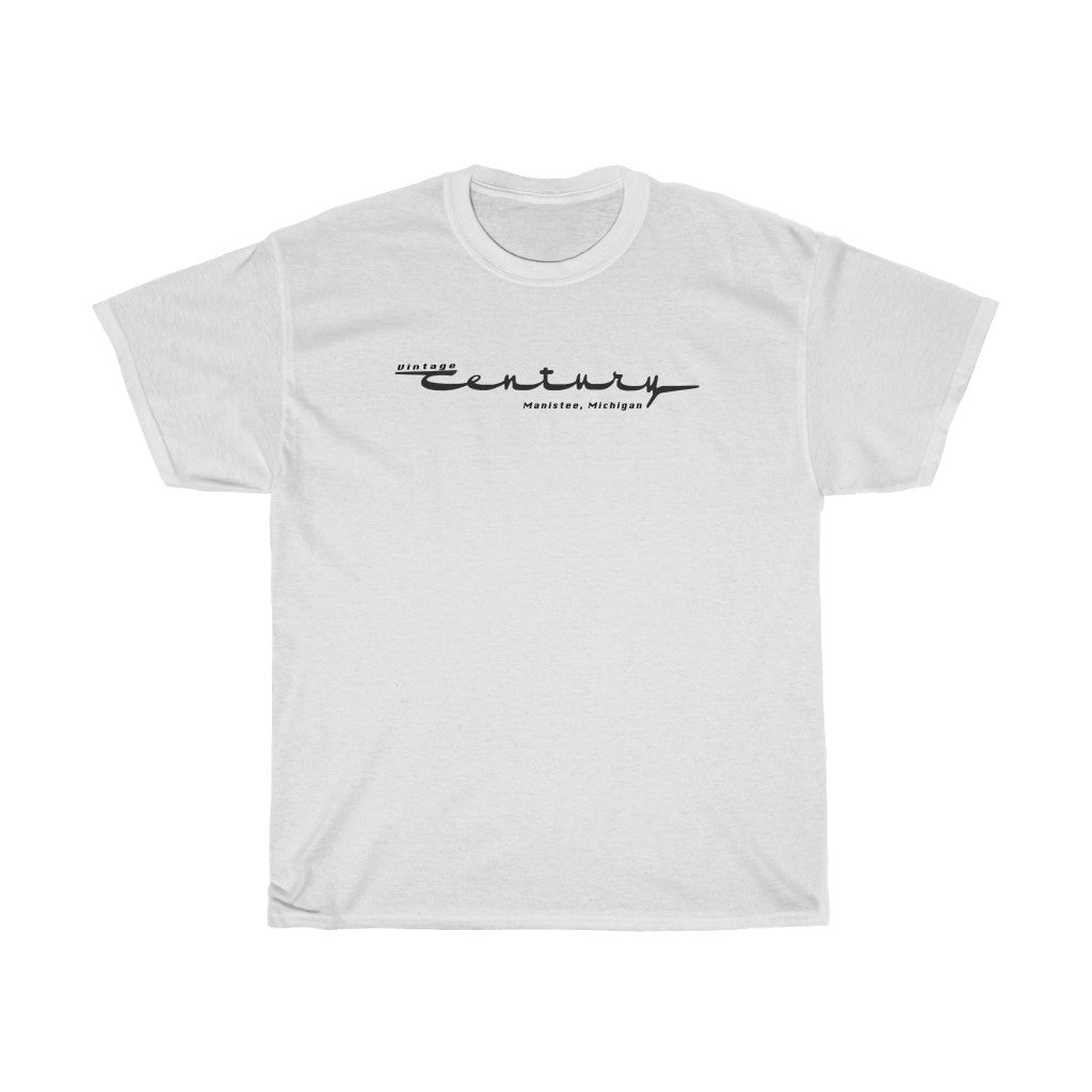Vintage Century Boats Manistee, Michigan Unisex Heavy Cotton Tee