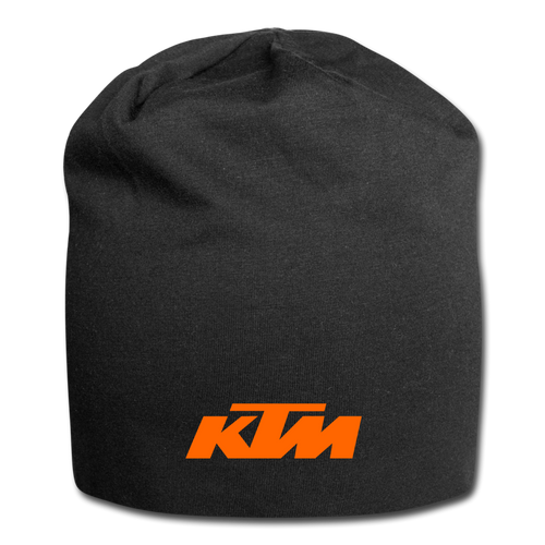 Vintage KTM in Orange Jersey Beanie - black