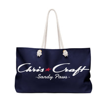Sandy Paws Chris Craft Launch Weekender Bag