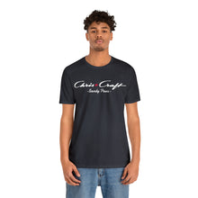Sandy Paws Chris Craft Launch Unisex Jersey Short Sleeve Tee