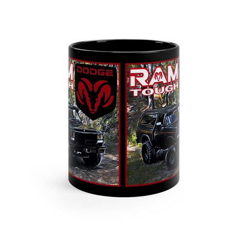 Keith Miller Ram Charger 11oz Black Mug