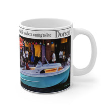 1961 Dorsett Boat Advertisement White Ceramic Mug