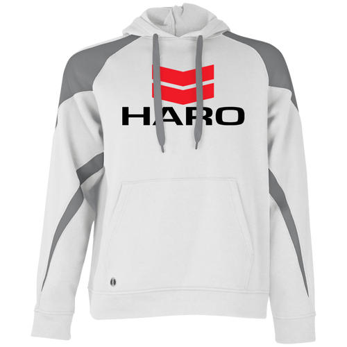Vintage Haro Bikes Athletic Colorblock Fleece Hoodie