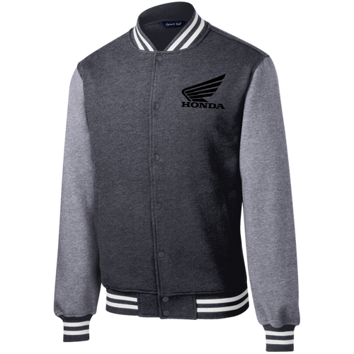 Classic Honda Goldwing Motorcycle Fleece Letterman Jacket