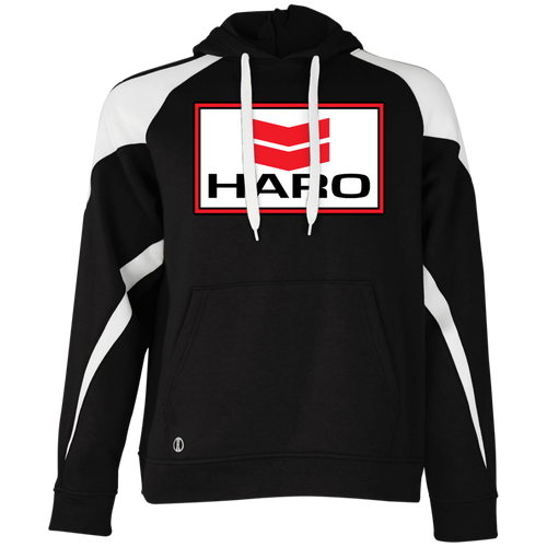 Vintage Haro Bikes Athletic Colorblock Fleece Hoodie