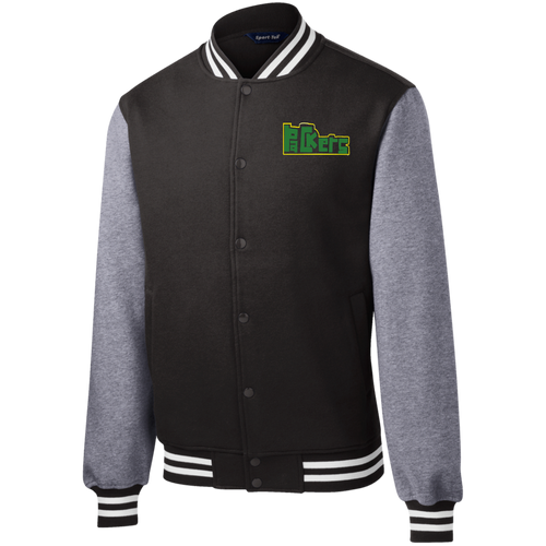 Quinnwear Green Bay Packers Fleece Letterman Jacket