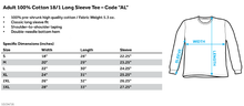 American Graffiti - Peel Out Long Sleeve Adult 18/1