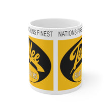 Tee Nee Boat Trailers White Ceramic Mug by Retro Boater