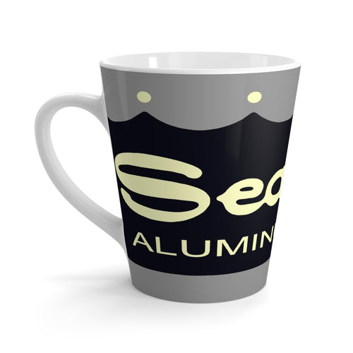 Seamaid Aluminus Boats Latte mug by Retro Boater