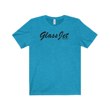 Glass Jet by Retro Boater Unisex Jersey Short Sleeve Tee