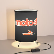 Moto-Ski Tripod Lamp with High-Res Printed Shade, US/CA plug