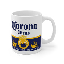 Corona Virus Corona Beer Spoof White Ceramic Mug