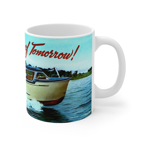 Vintage Richardson Cruisabout Boats Mug 11oz by Retro Boater