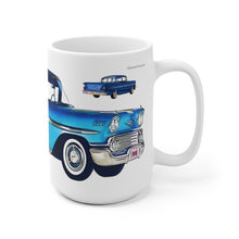 1958 Chevy Impala White Ceramic Mug by SpeedTiques