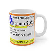 Trump 2020 RX Prescription White Ceramic Mug
