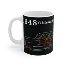 1948 Oldsmobile Series 60 station wagon White Ceramic Mug by SpeedTiques