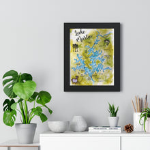 Lake Martin Alabama Framed Vertical Poster