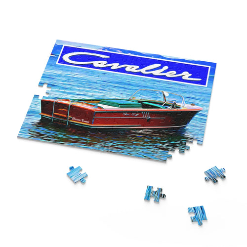 Vintage Late 50s Chris Craft Cavalier Ski Boat Puzzle (120, 252)