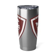 Vintage Century Crest in Maroon and White Vagabond 20oz Tumbler