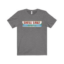 Shell lake by Retro Boater Unisex Jersey Short Sleeve Tee