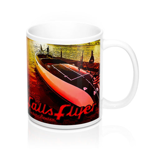 Vintage Larson Falls Flyer Runabout by Classic Boater Mugs