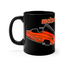 Vintage Moto-Ski Twin Track Race Sled Black mug 11oz