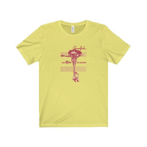 Brockhouse Outboard Motors Unisex Jersey Short Sleeve Tee By Retro Boater